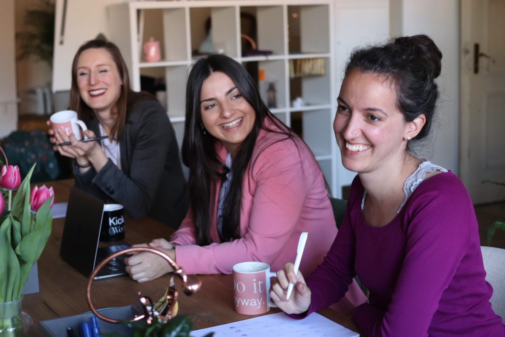 team of women at work